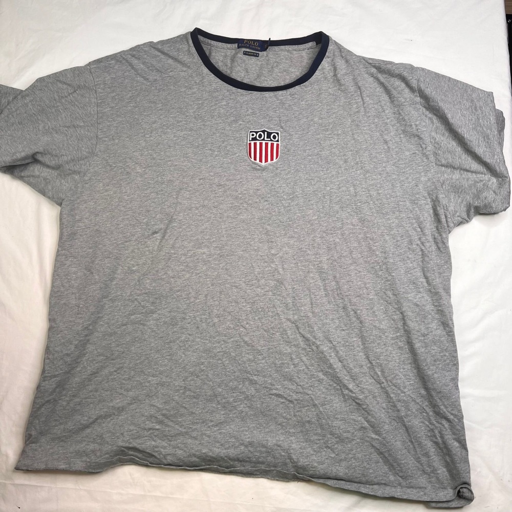 Polo Ralph Lauren Men's T-Shirt Classic Short Sleeve USA Flag Tee XxL A020324